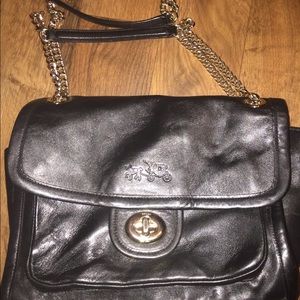 Leather Coach purse